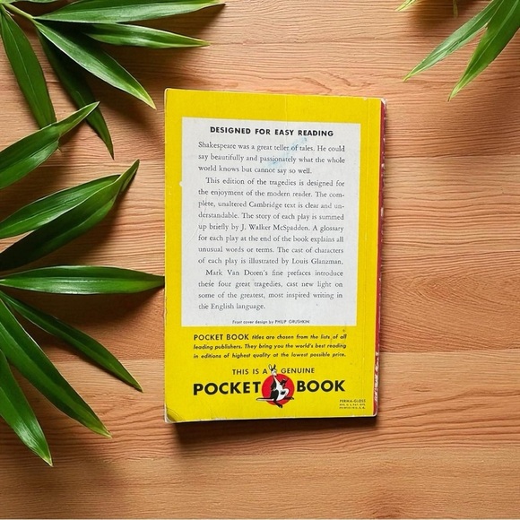 Vintage 1948 Shakespeare’s Four Great Tragedies Pocket Book Edition - Picture 2 of 10